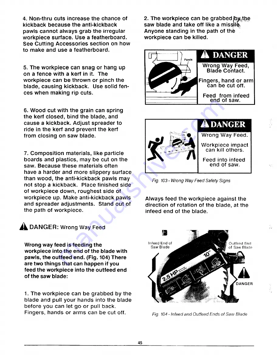 Craftsman 113.197110 Operator'S Manual Download Page 45