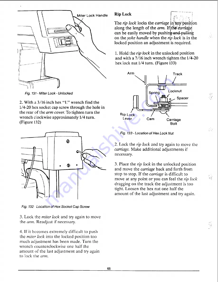 Craftsman 113.197110 Operator'S Manual Download Page 65