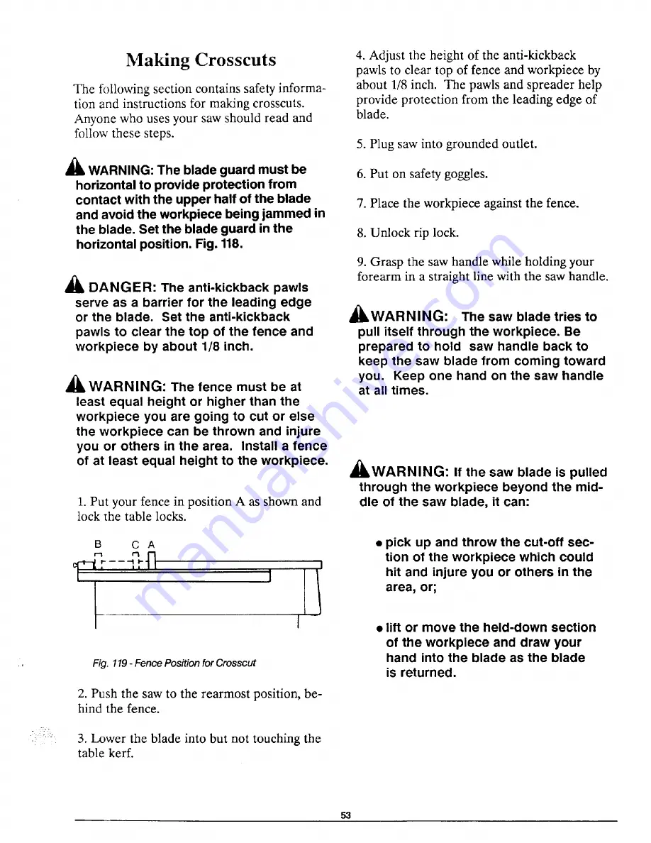 Craftsman 113.197210 Operator'S Manual Download Page 53