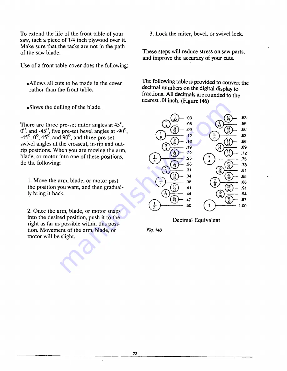 Craftsman 113.197210 Operator'S Manual Download Page 72