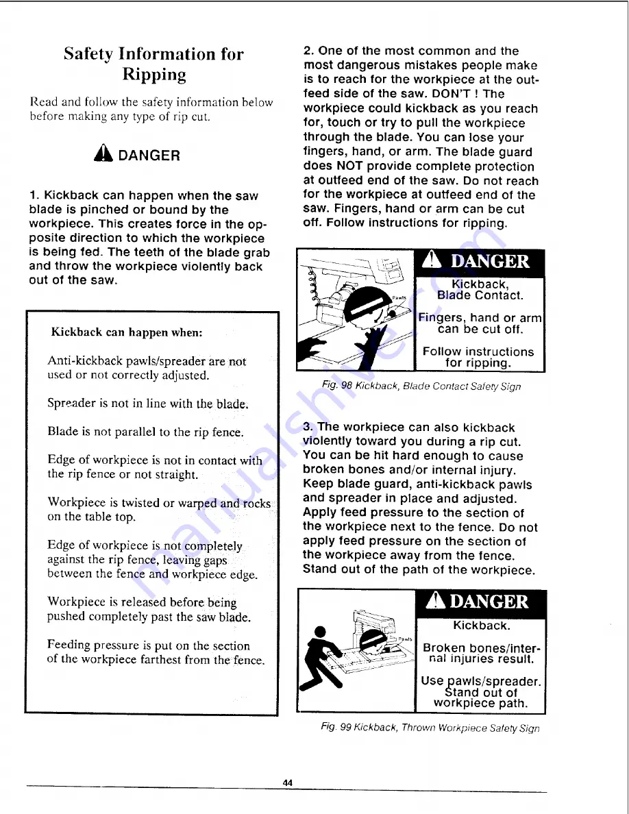 Craftsman 113.198111 Operator'S Manual Download Page 44