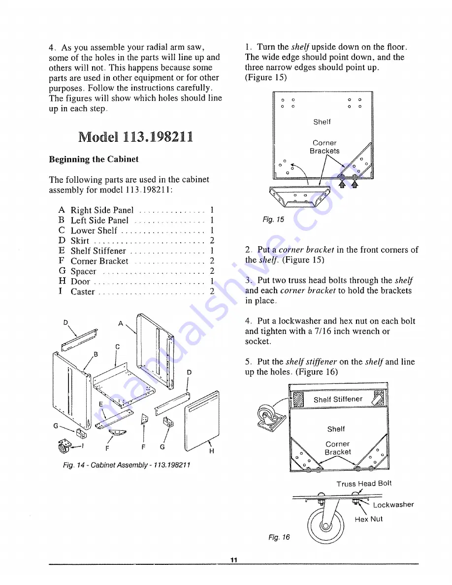 Craftsman 113.198211 Operator'S Manual Download Page 11