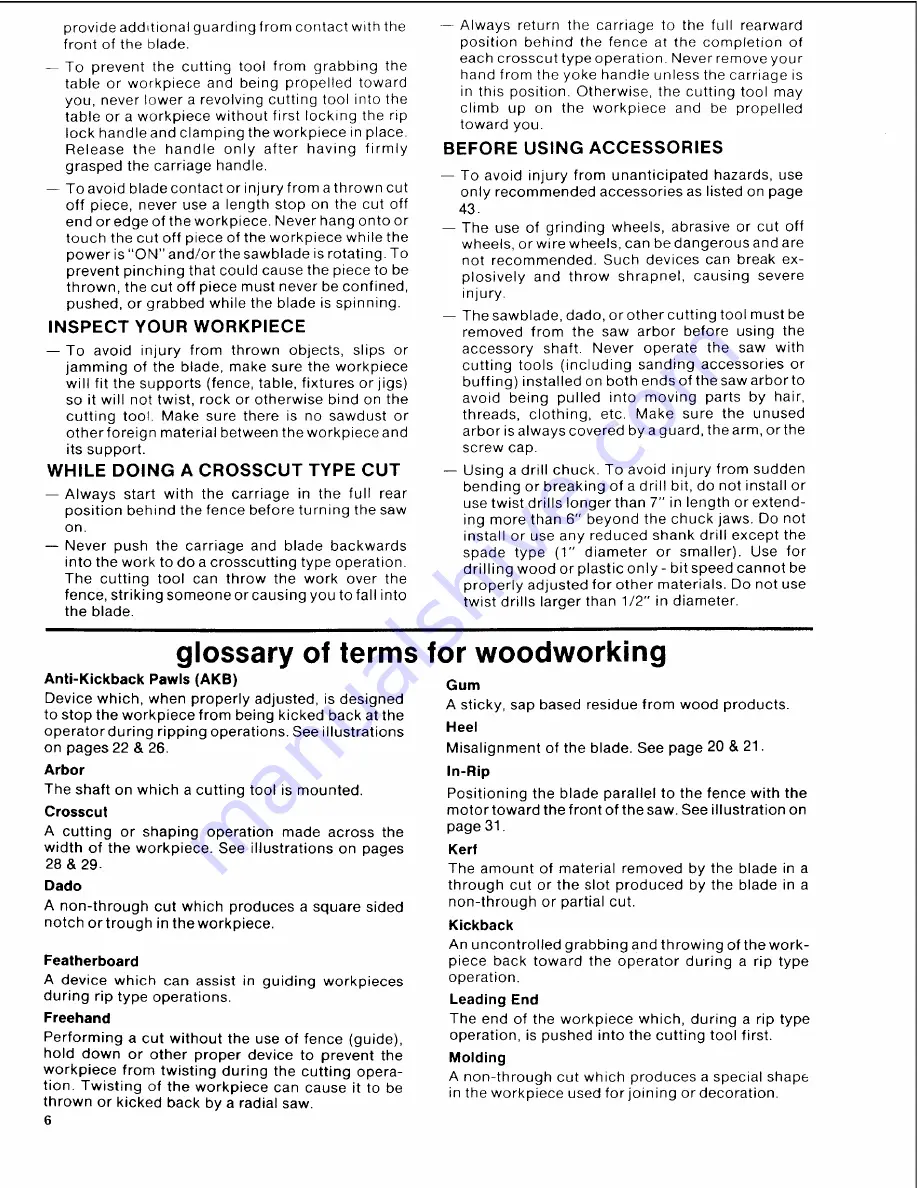 Craftsman 113.198310 Owner'S Manual Download Page 6