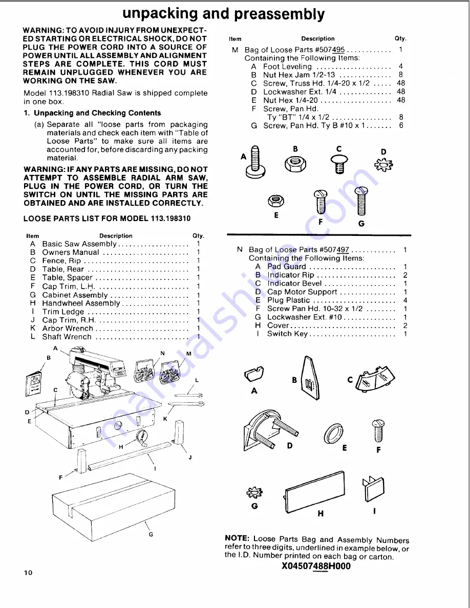 Craftsman 113.198310 Скачать руководство пользователя страница 10