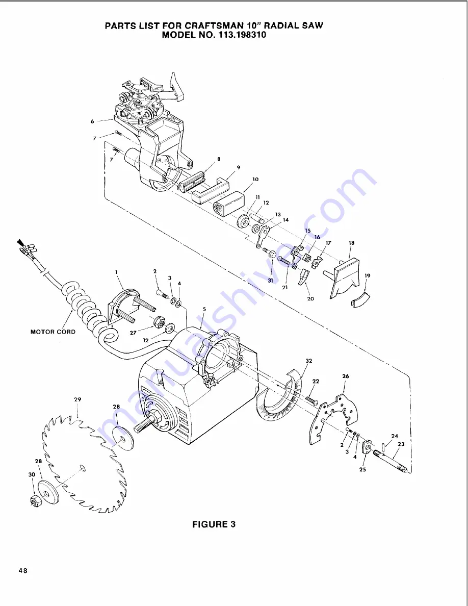 Craftsman 113.198310 Owner'S Manual Download Page 48