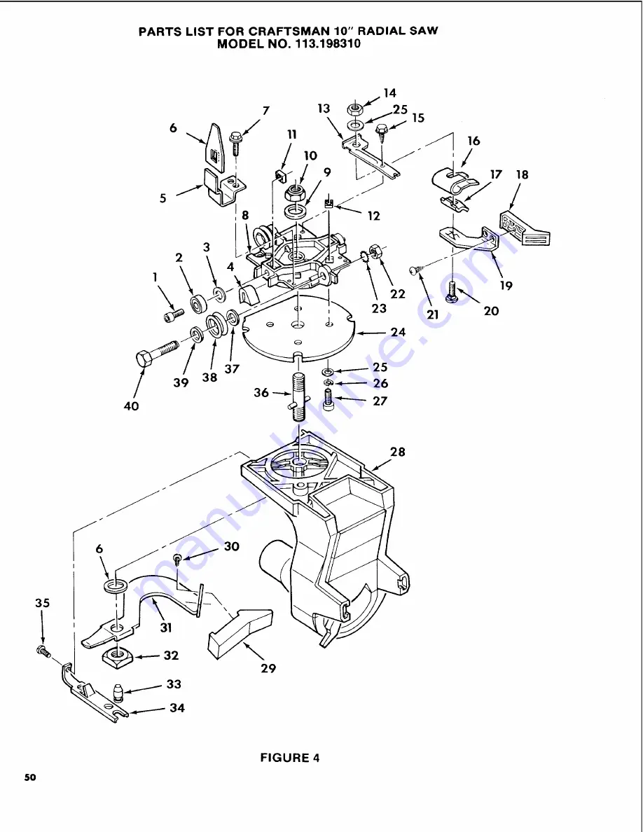 Craftsman 113.198310 Owner'S Manual Download Page 50