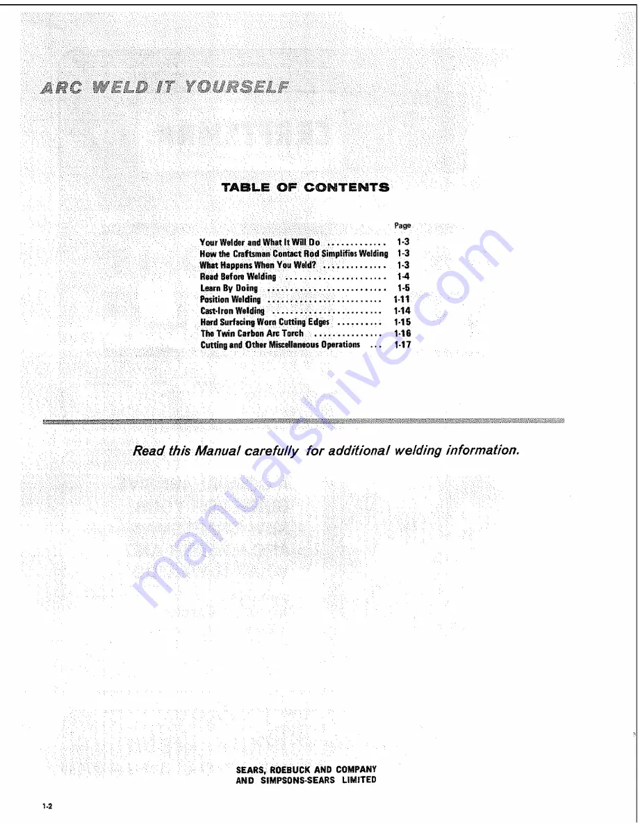 Craftsman 113.201892 Owner'S Manual Download Page 10