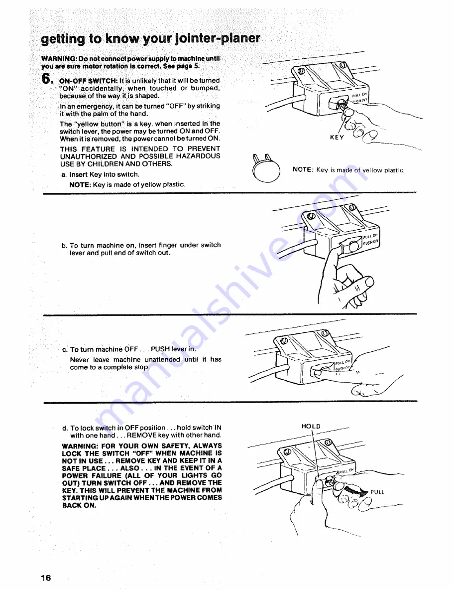 Craftsman 113.206891 Owner'S Manual Download Page 16