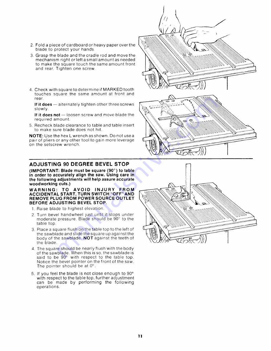 Craftsman 113.221620 Owner'S Manual Download Page 11