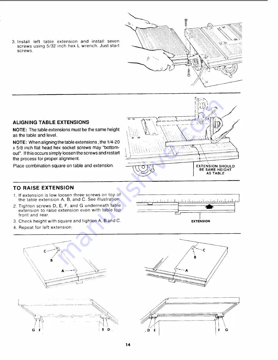 Craftsman 113.221620 Owner'S Manual Download Page 14