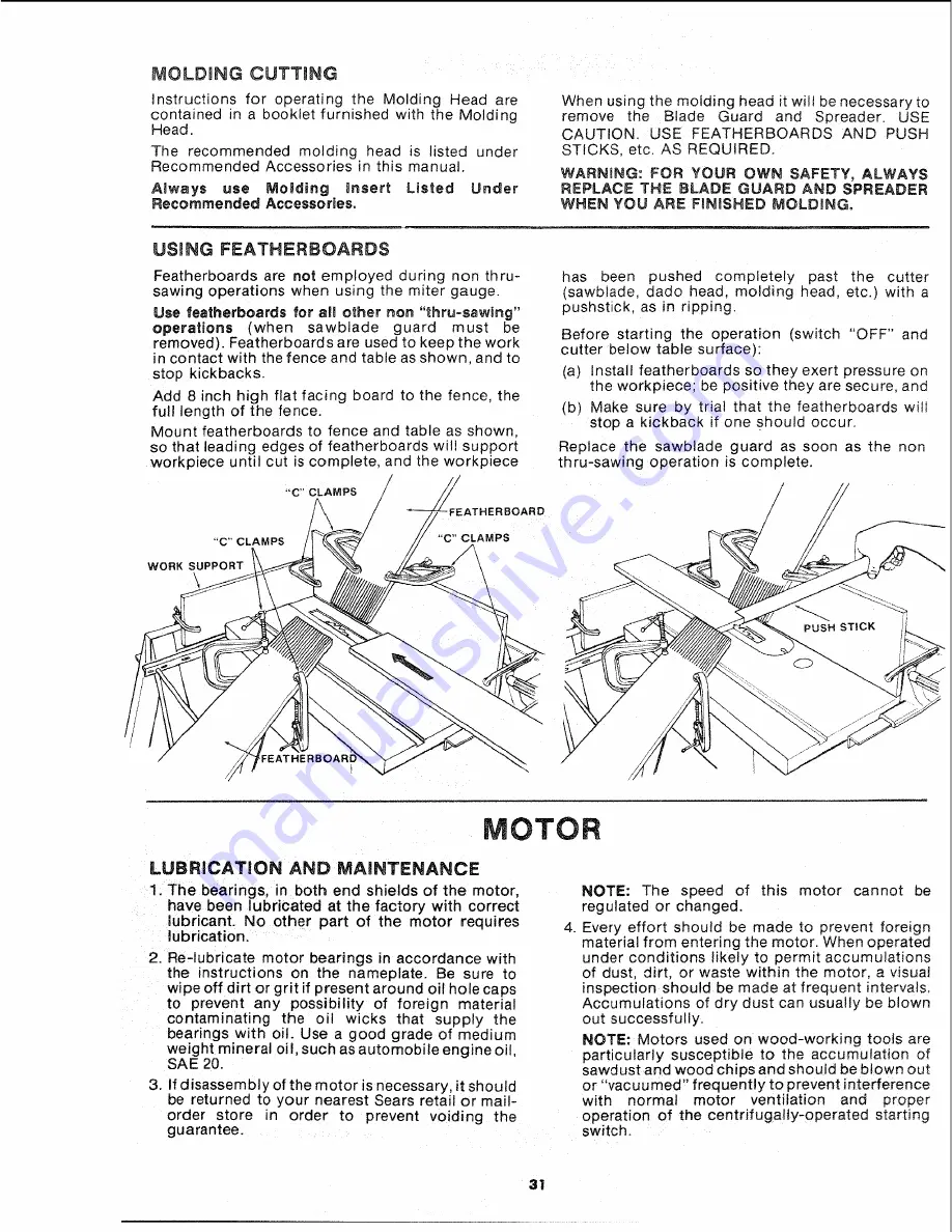 Craftsman 113.226640 Owner'S Manual Download Page 31