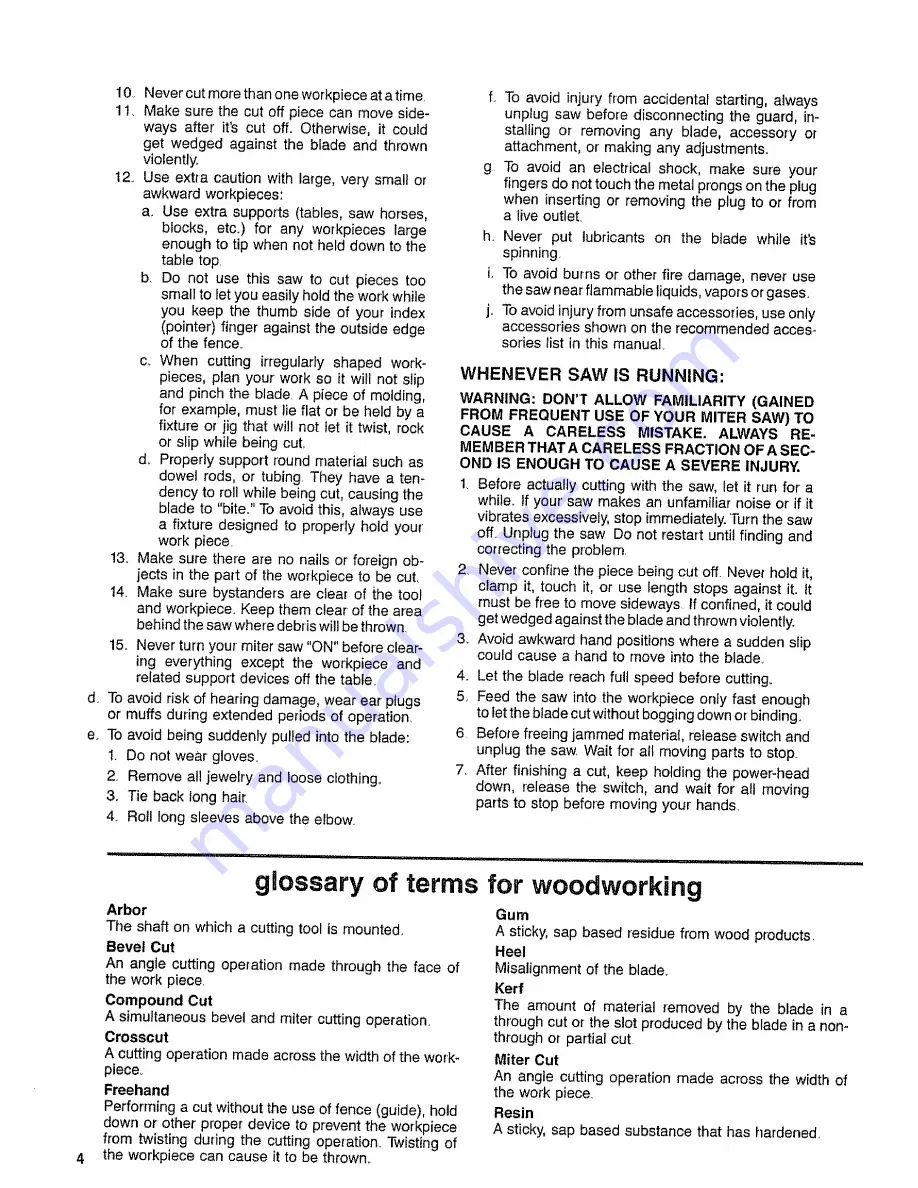 Craftsman 113.234640 Owner'S Manual Download Page 4