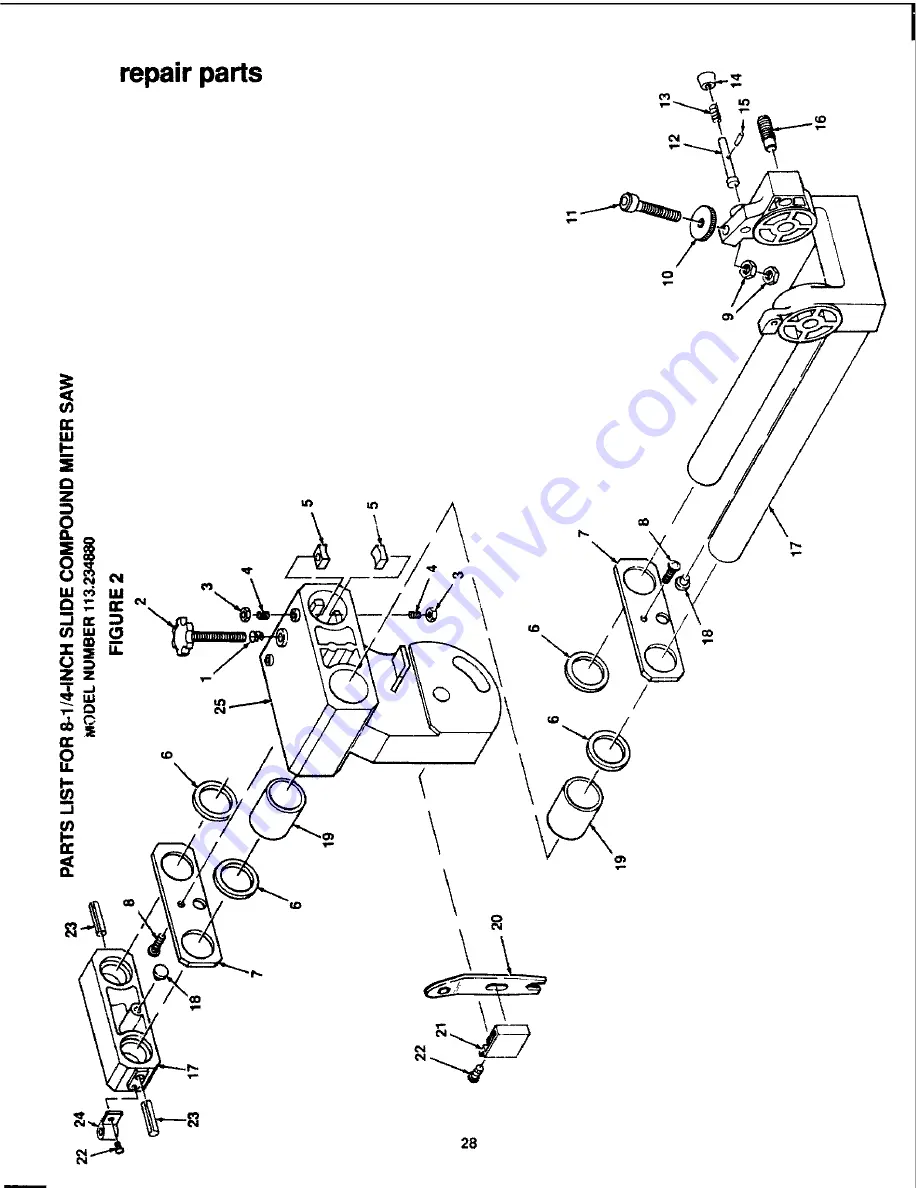 Craftsman 113.234880 Owner'S Manual Download Page 28