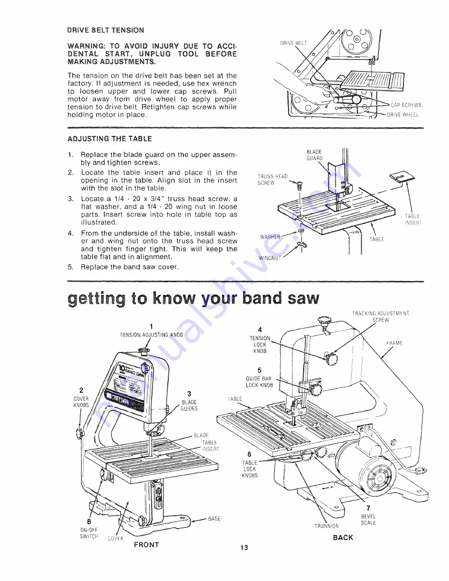 Craftsman 113.244510 Owner'S Manual Download Page 13