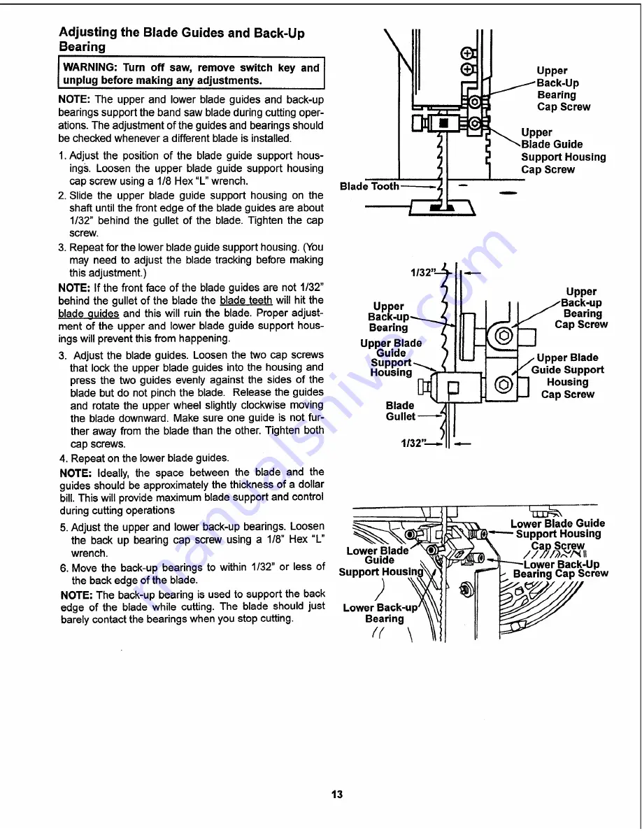 Craftsman 113.244580 Owner'S Manual Download Page 13