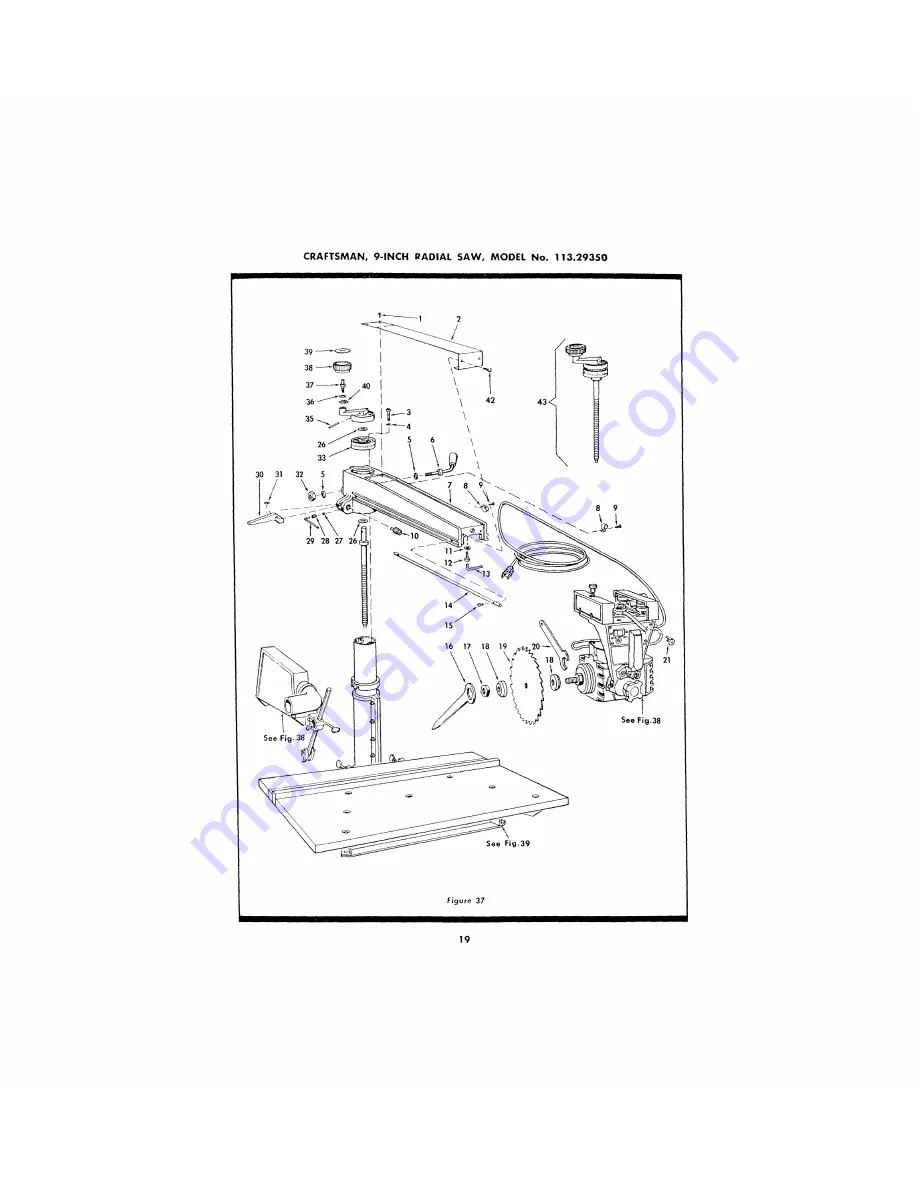 Craftsman 113.29350 Operating Instructions And Parts List Manual Download Page 19