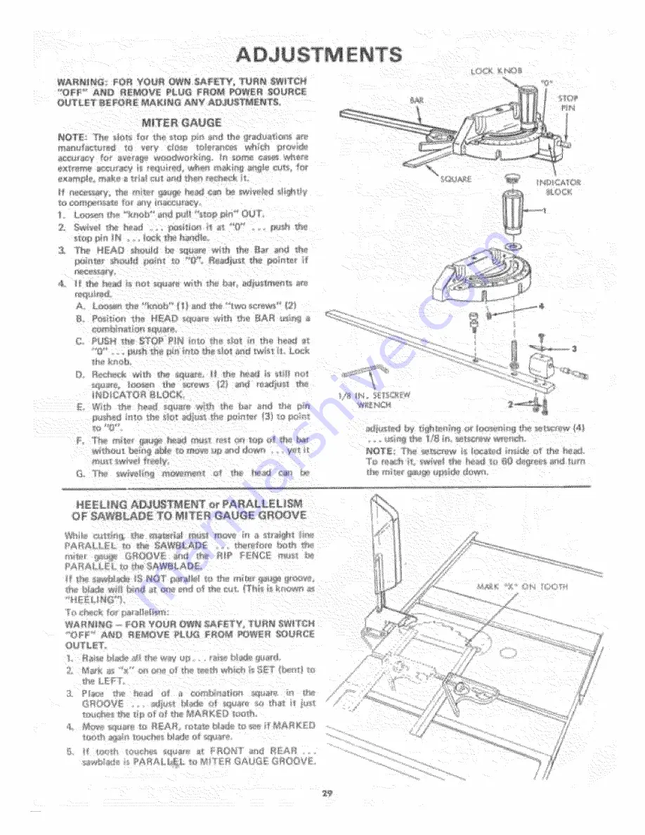 Craftsman 113.298030 Owner'S Manual Download Page 29