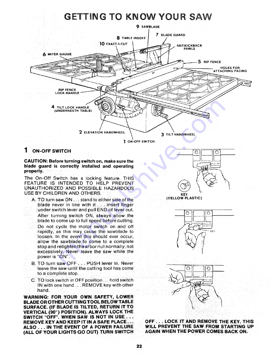 Craftsman 113.298720 Owner'S Manual Download Page 22