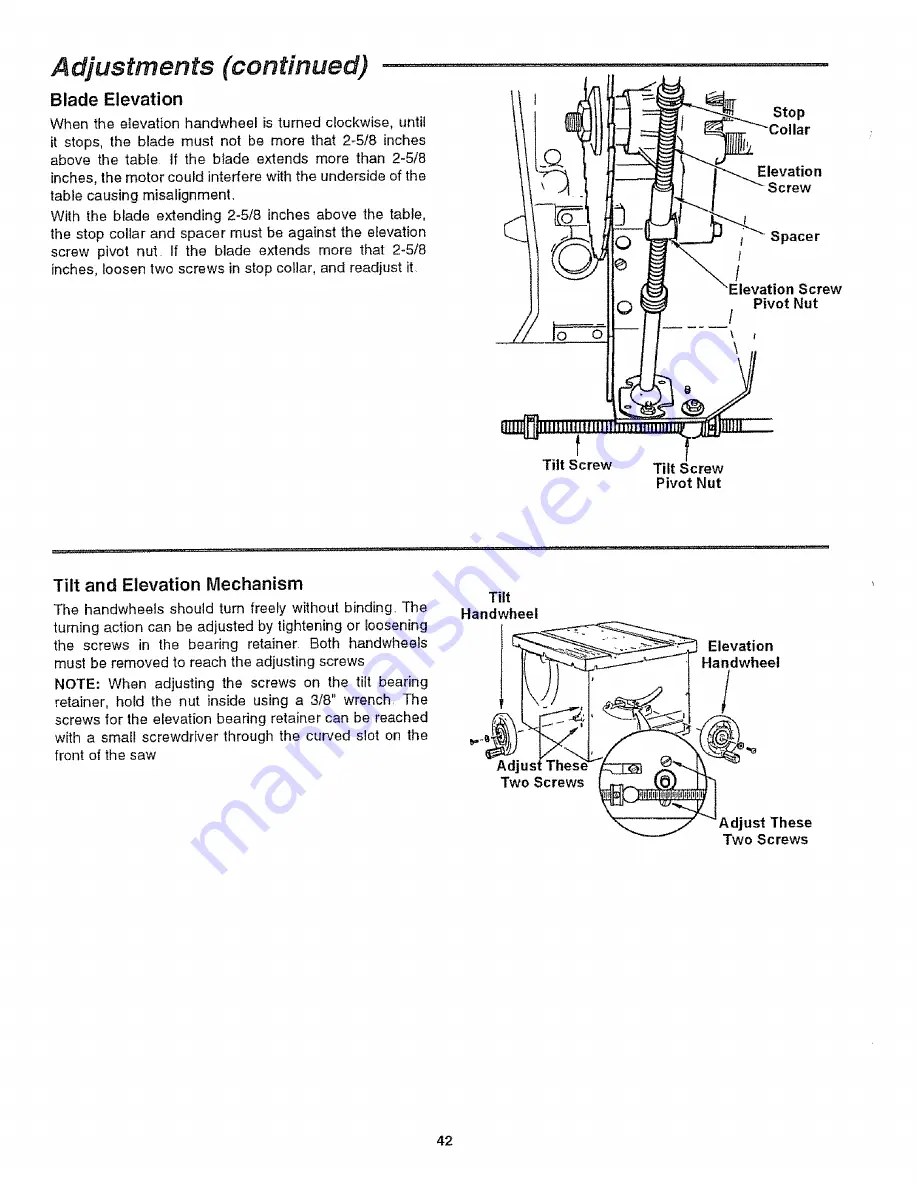 Craftsman 113.29921 Owner'S Manual Download Page 42