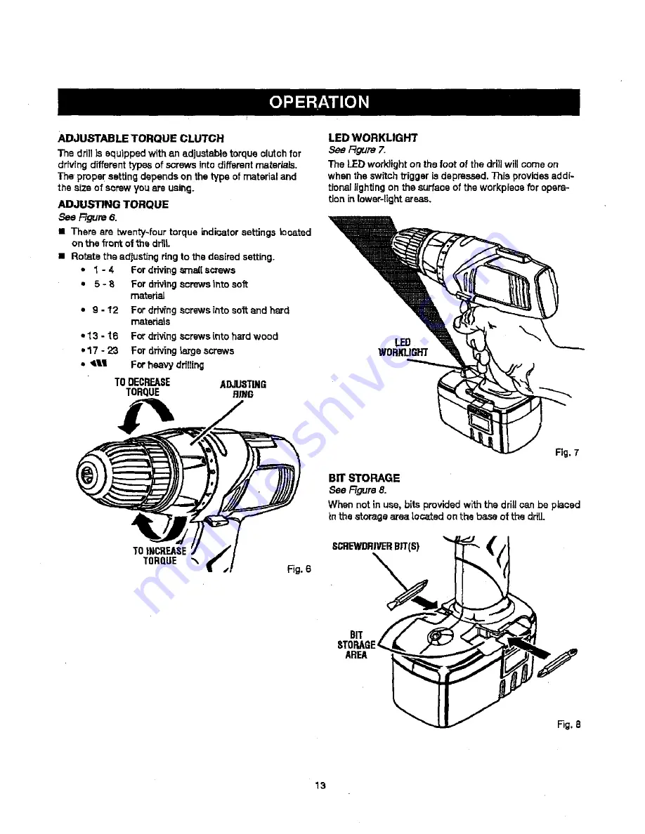 Craftsman 115 Скачать руководство пользователя страница 13