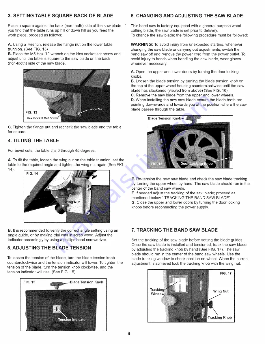 Craftsman 124.3299 Operator'S Manual Download Page 8