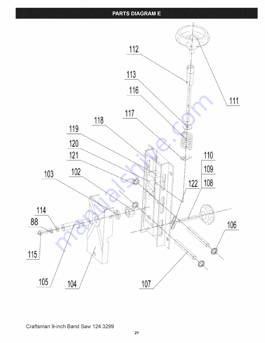 Craftsman 124.3299 Operator'S Manual Download Page 21