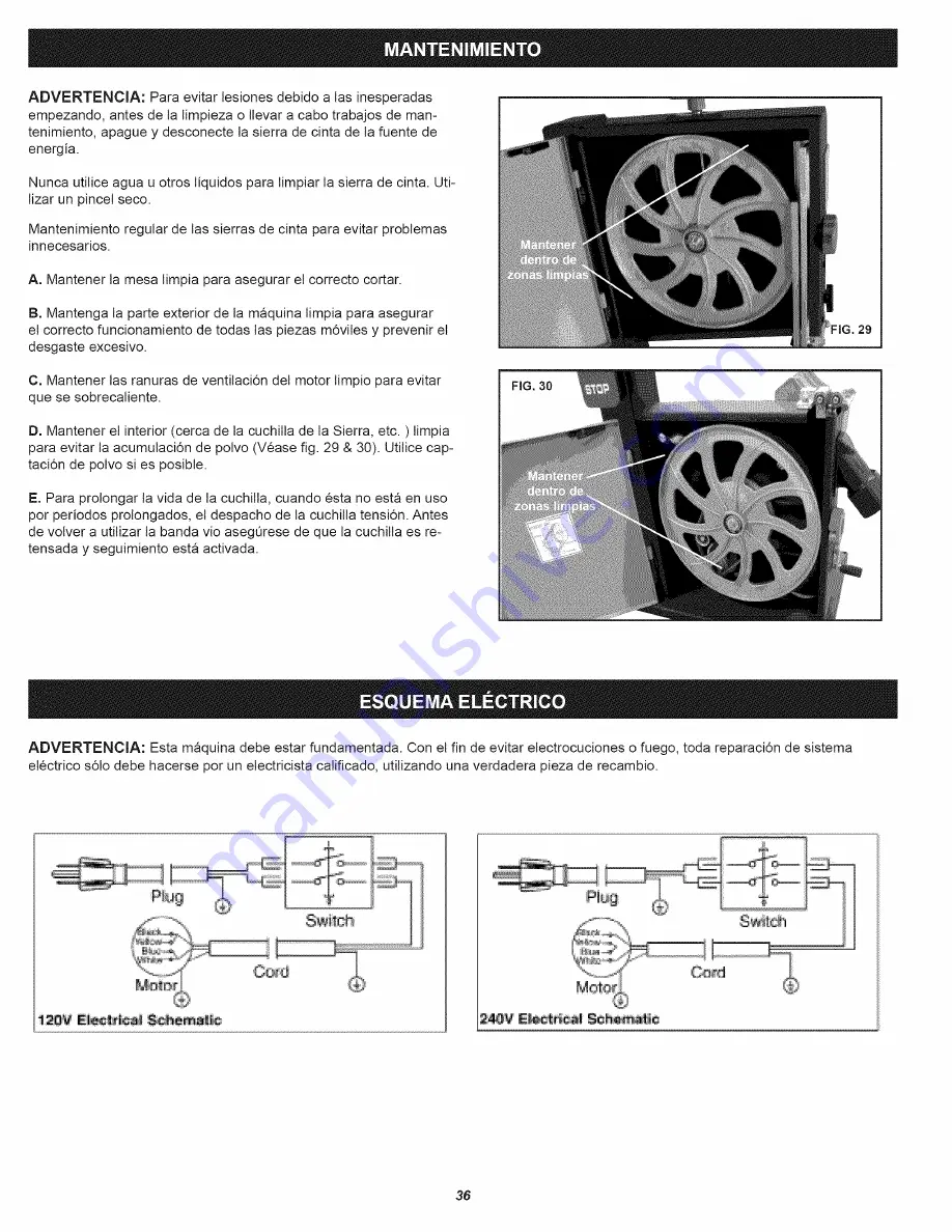 Craftsman 124.3299 Operator'S Manual Download Page 36