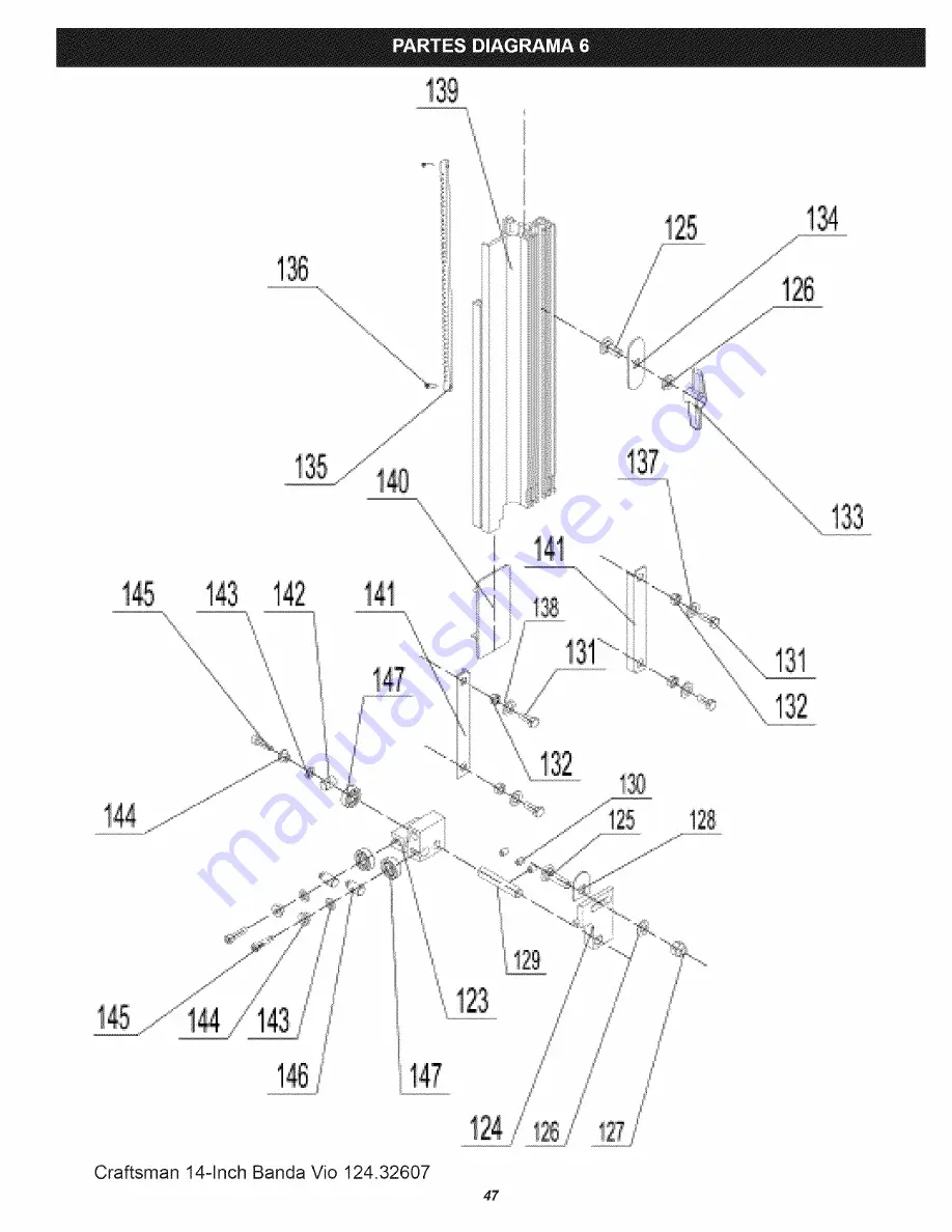 Craftsman 124.3299 Operator'S Manual Download Page 47