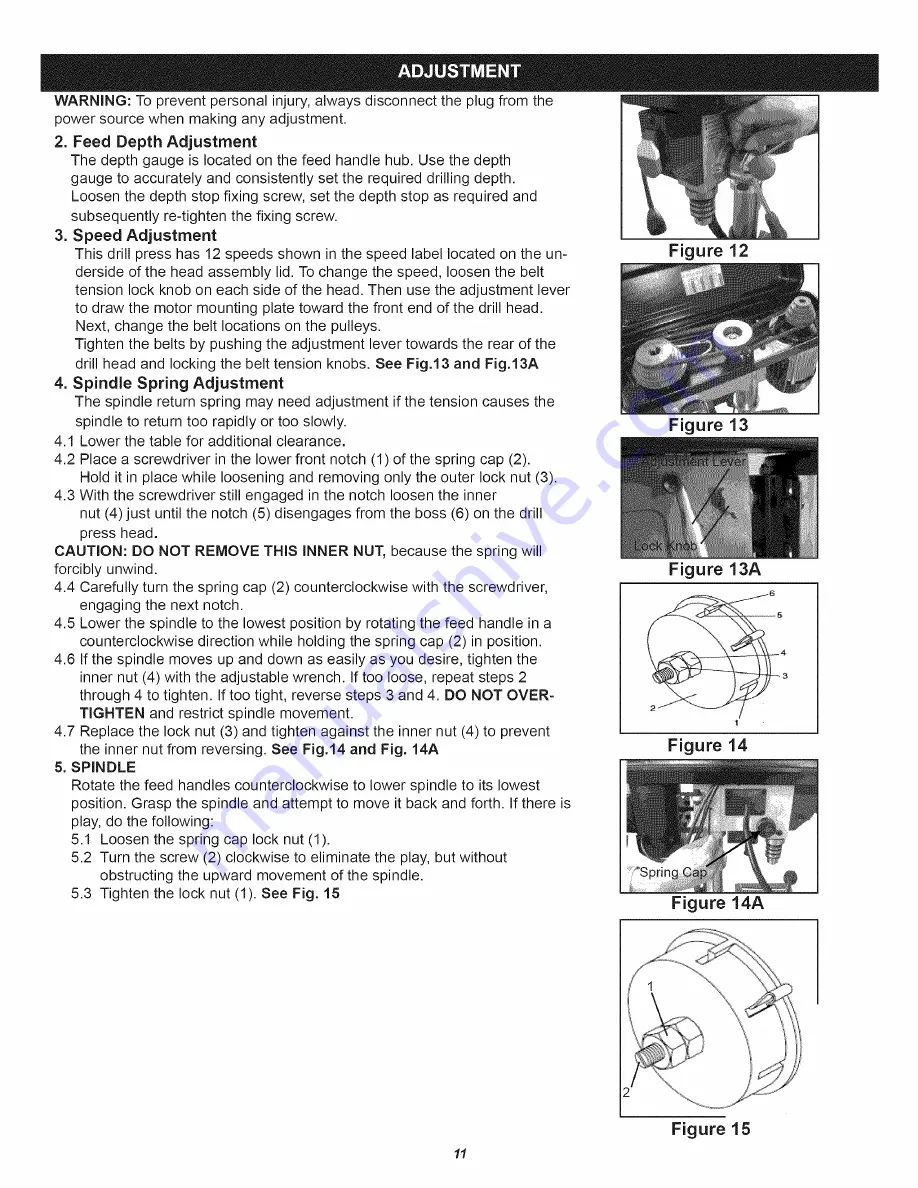 Craftsman 124.34985 Operator'S Manual Download Page 11