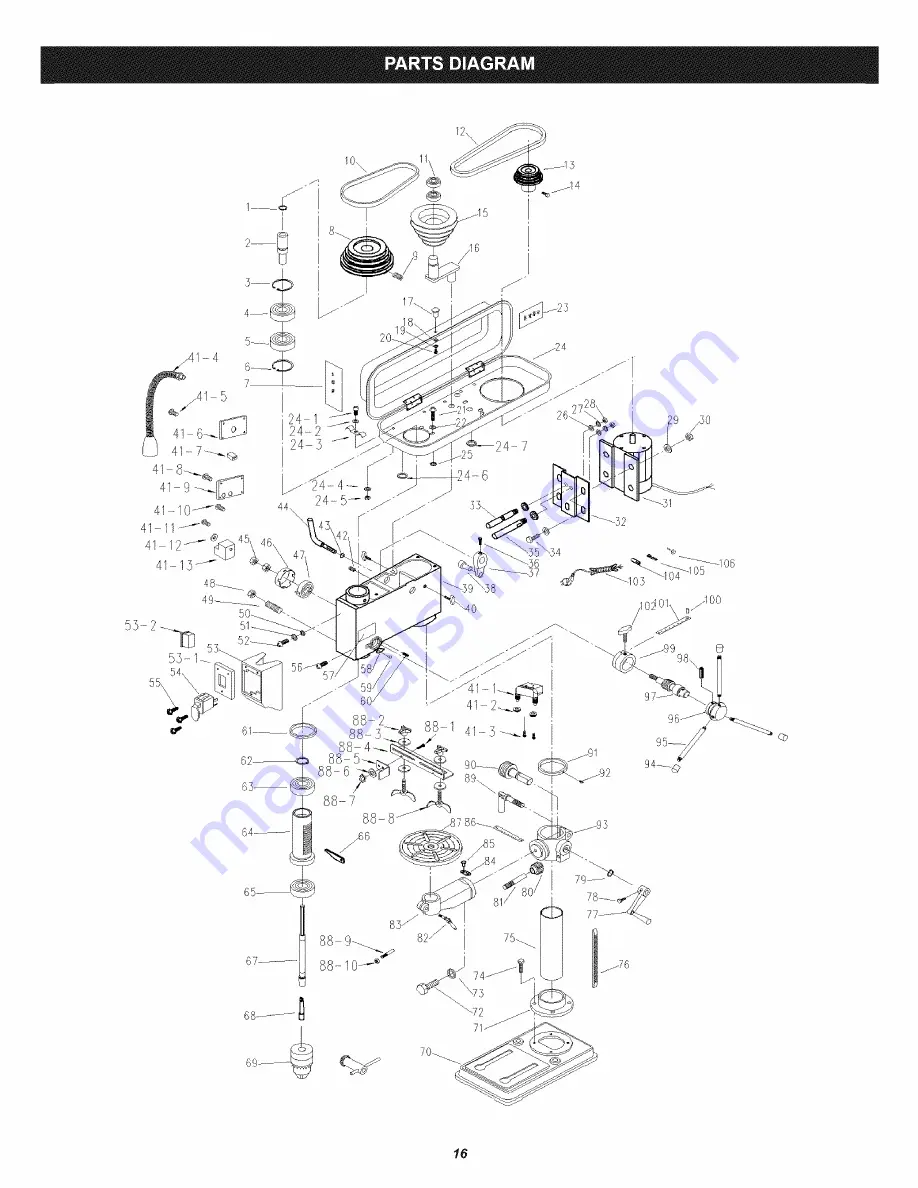 Craftsman 124.34985 Operator'S Manual Download Page 16