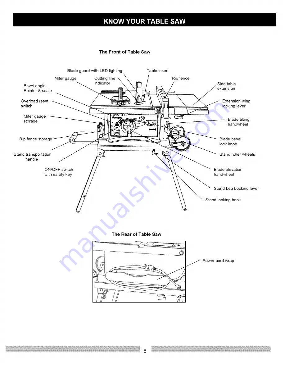 Craftsman 137.218240 Operator'S Manual Download Page 8