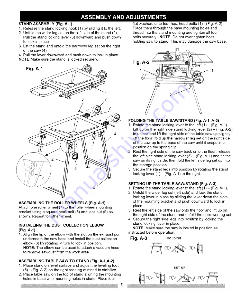 Craftsman 137.218240 Operator'S Manual Download Page 9