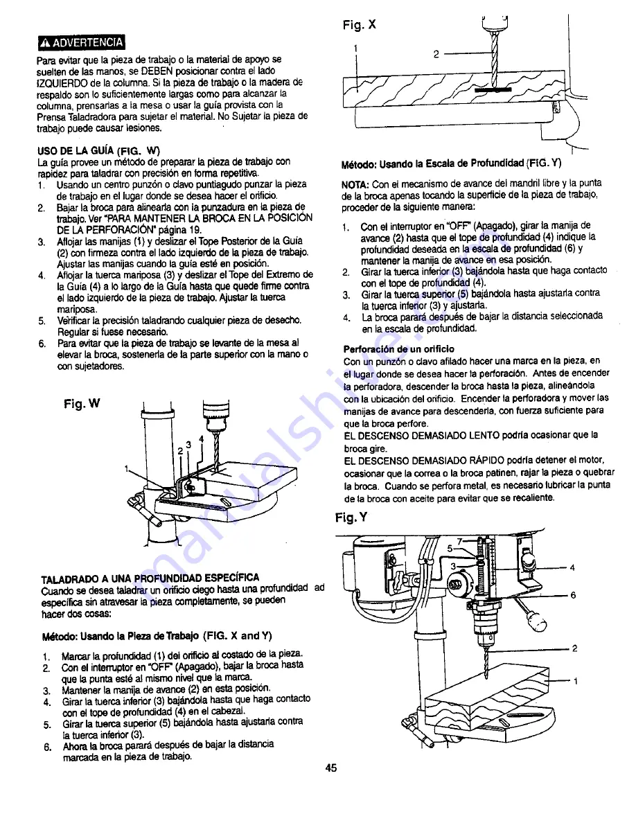 Craftsman 137.219120 Скачать руководство пользователя страница 45