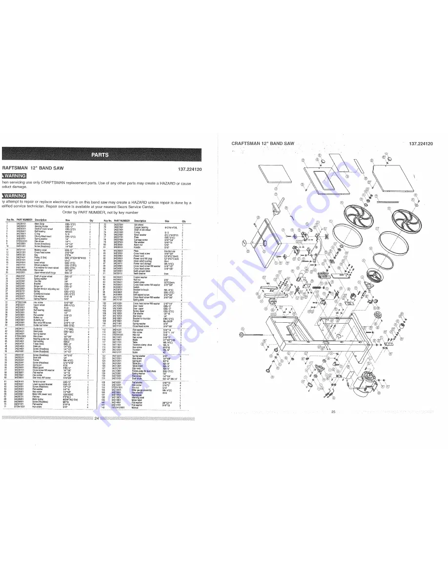 Craftsman 137.224120 Owner'S Manual Download Page 13