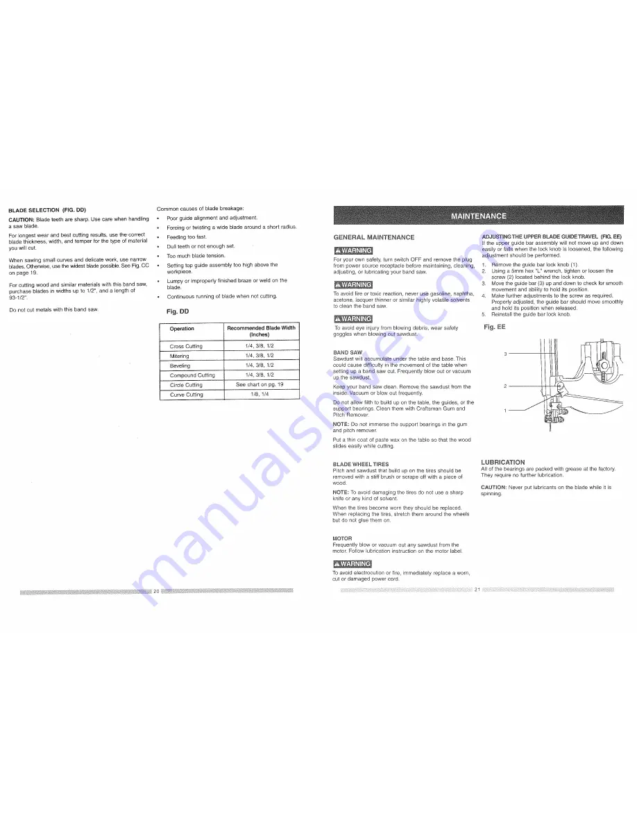 Craftsman 137.224140 Owner'S Manual Download Page 11