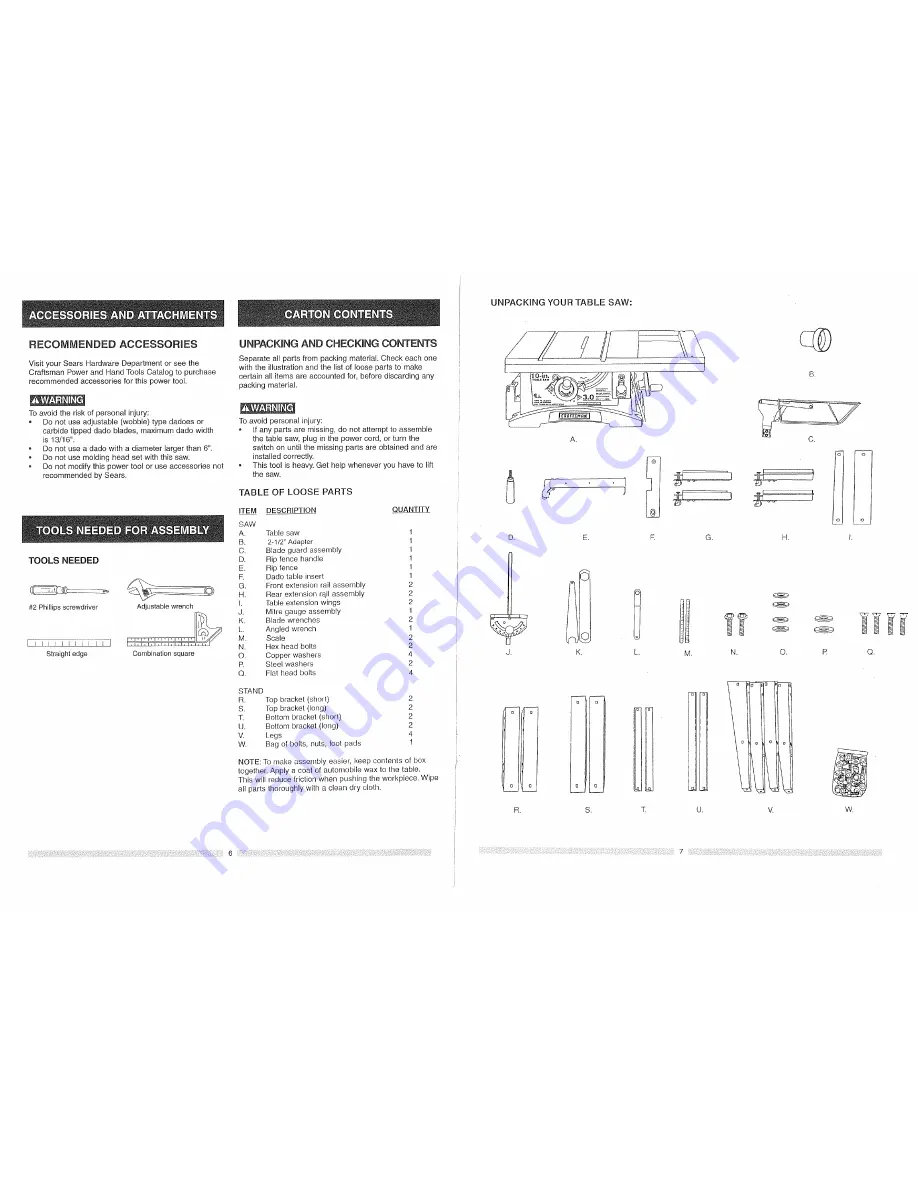 Craftsman 137.228010 Скачать руководство пользователя страница 4