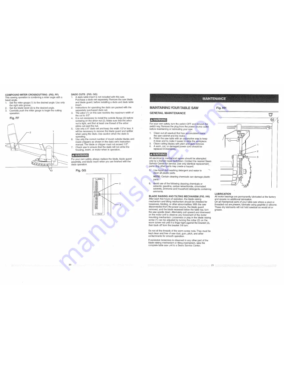 Craftsman 137.228210 Owner'S Manual Download Page 11