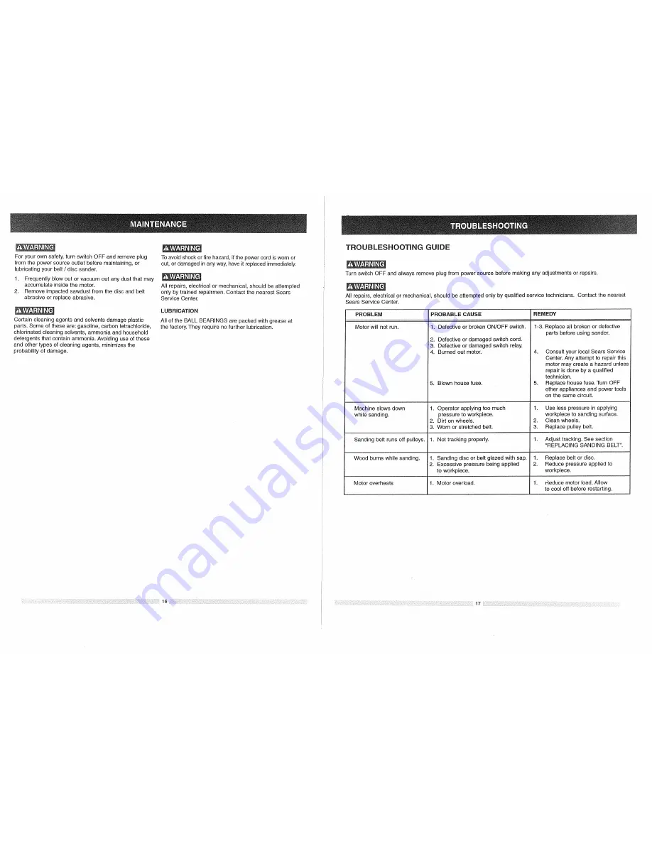 Craftsman 137.283290 Owner'S Manual Download Page 9