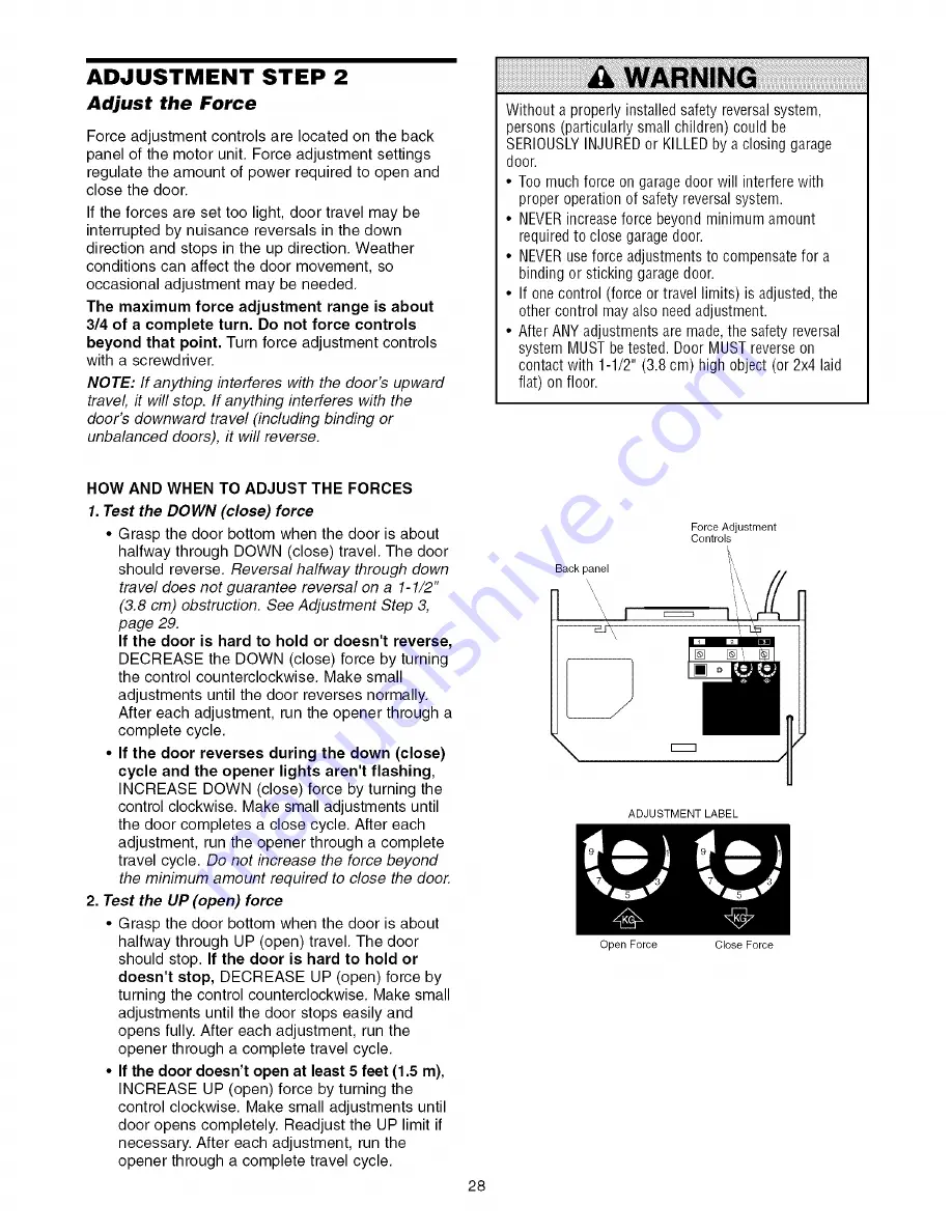 Craftsman 139.53648D Owner'S Manual Download Page 28