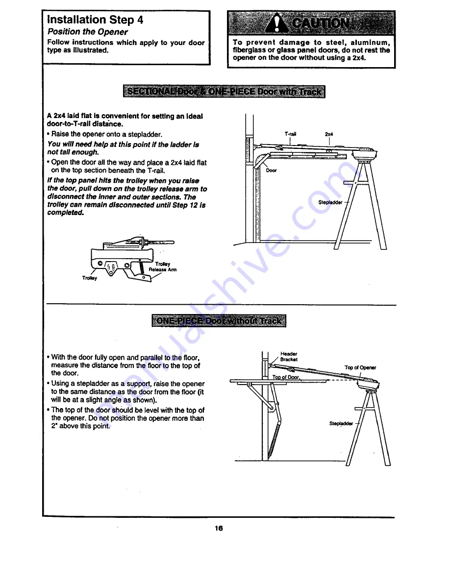 Craftsman 139.53661SRT1 Owner'S Manual Download Page 16