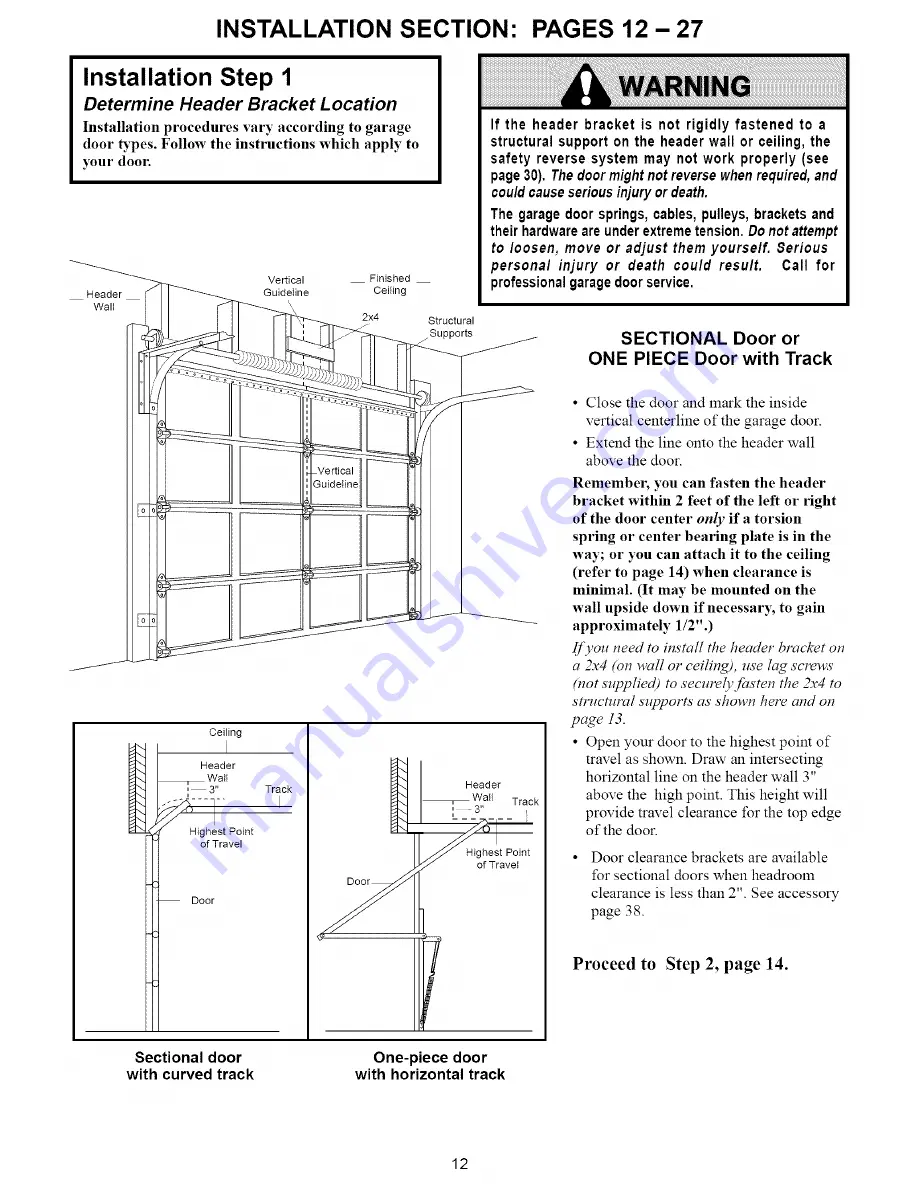 Craftsman 139.53663SRT Owner'S Manual Download Page 12