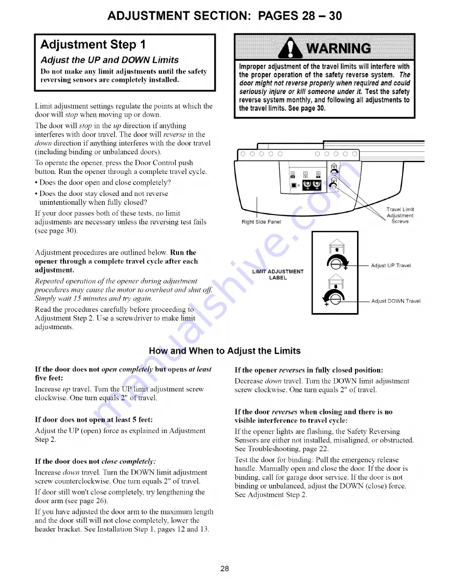 Craftsman 139.53663SRT Owner'S Manual Download Page 28