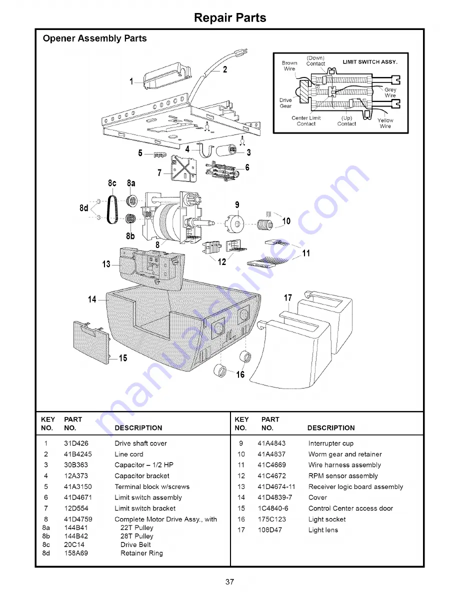 Craftsman 139.53663SRT Owner'S Manual Download Page 37