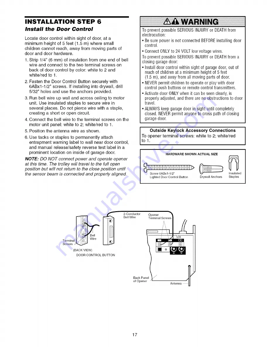 Craftsman 139.53910D Owner'S Manual Download Page 17