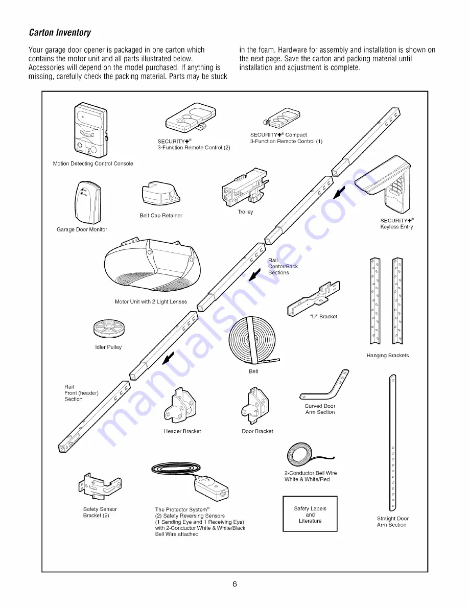 Craftsman 139.53916D Owner'S Manual Download Page 6