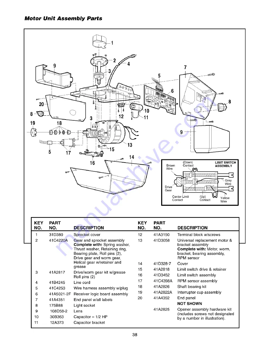 Craftsman 139.53962SRT1 Скачать руководство пользователя страница 38