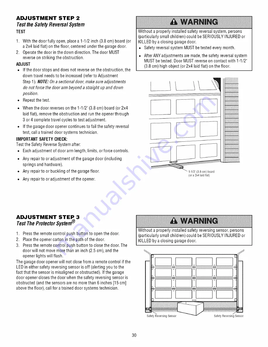 Craftsman 139.54985 Owner'S Manual Download Page 30