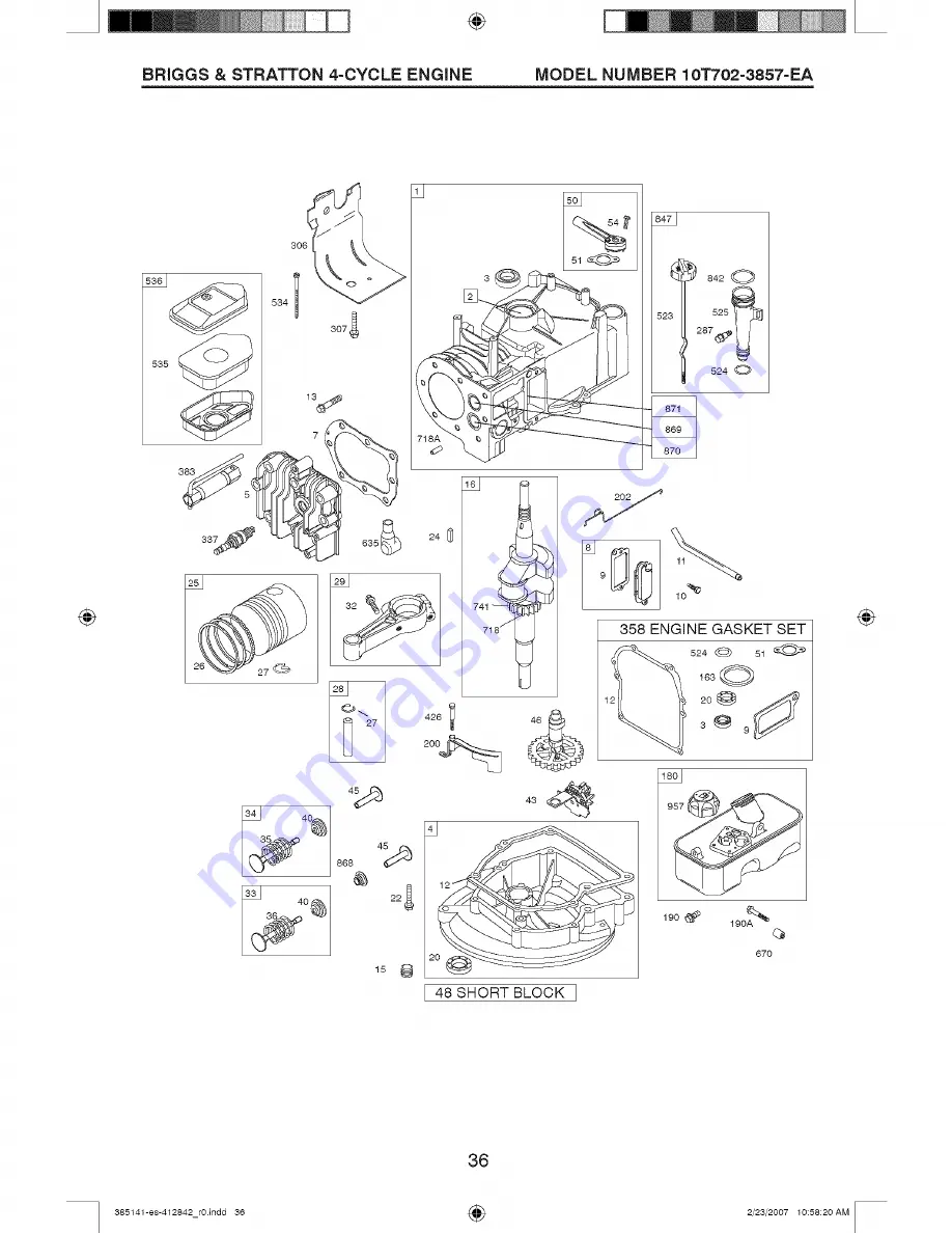 Craftsman 141 Скачать руководство пользователя страница 36