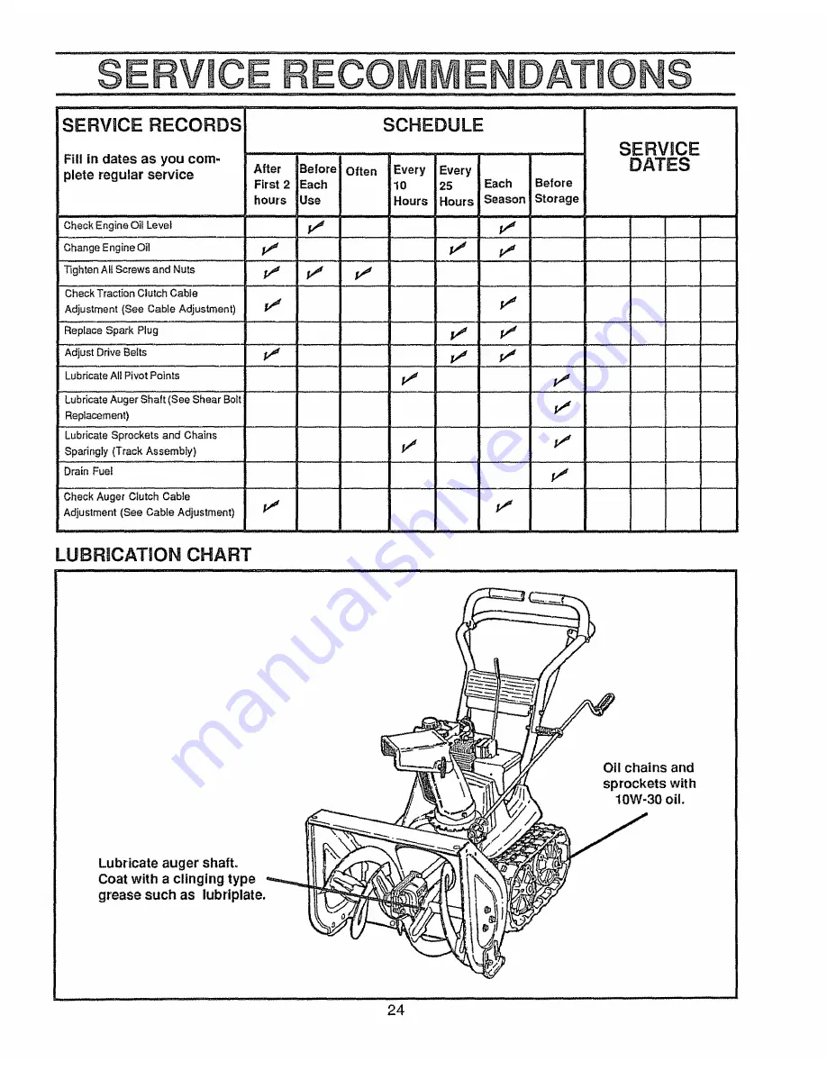 Craftsman 143.804062 Owner'S Manual Download Page 24