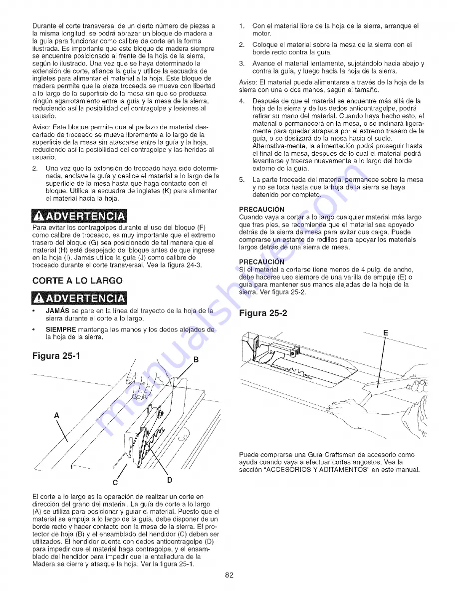 Craftsman 152.221240 Скачать руководство пользователя страница 82